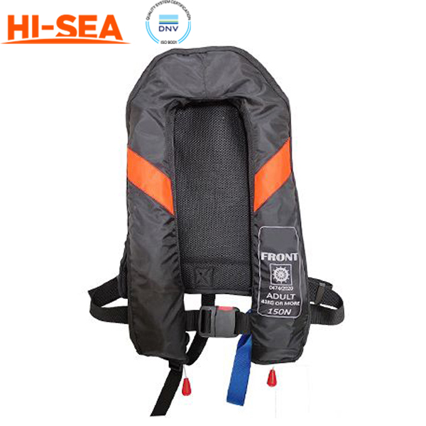 Vest-type Double Air Chamber Inflatable Lifejacket